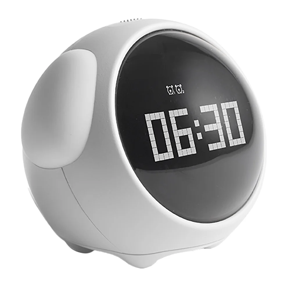 

Pixel Alarm Clock Smart Lovely for Kids Expression Luminous Digital LED Wake up