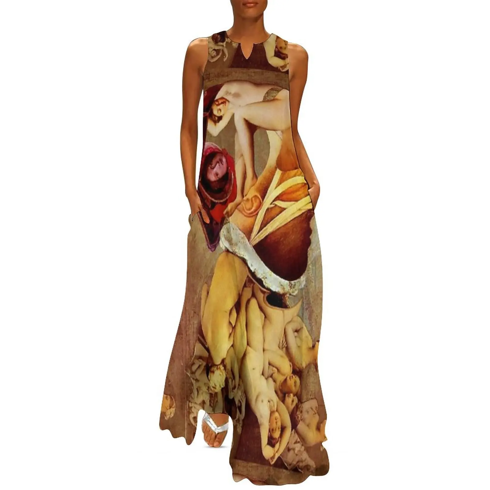 

portrait of a Life Model. Long Dress women clothes evening dresses ladies dresses ladies 2025 summer luxury woman party dress