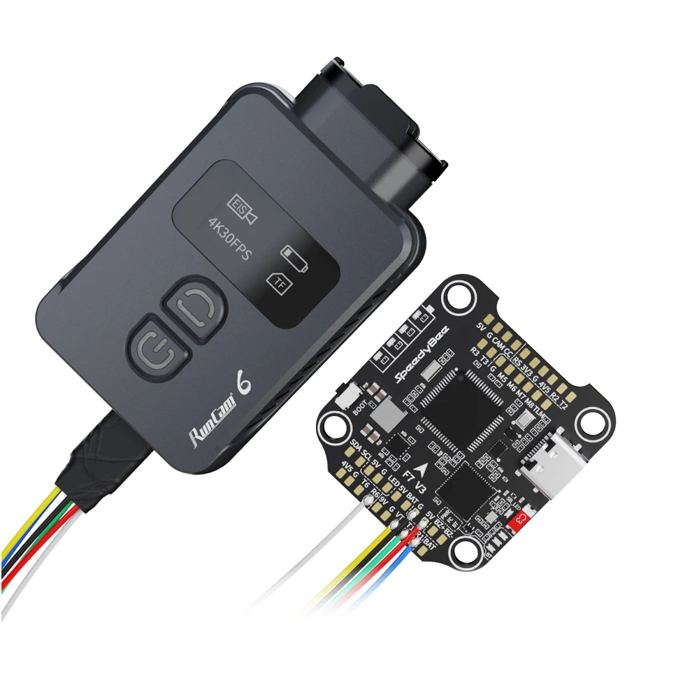 

RunCam Run Cam RunCam6 4K 1080P HD Портативная камера FPV Встроенный гироскоп для RC FPV Drone