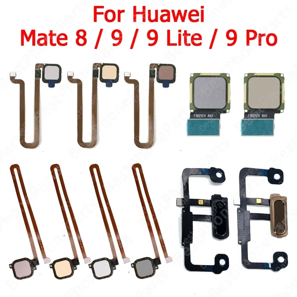 New Fingerprint Sensor For Huawei Mate 8 9 Lite Mate8 Mate9 Pro Finger Print Scanner Touch Menu Flex Cable Home Button