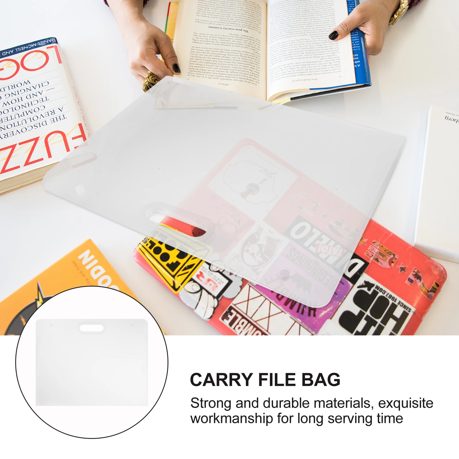 

Plastic Art Bags Document Storage Documents File for Papers Artwotk Poster Organizer