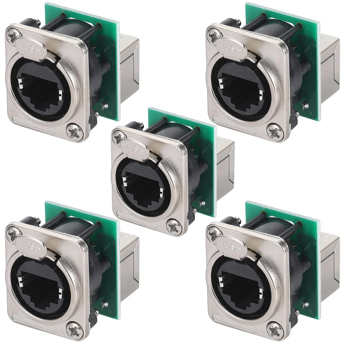 

Ethercon Rj45 Chassis Socket,D-N8FDP RJ45 Feed/Pass Panel Mount Jack,D Series Cat5 RJ45 Vertical Panel-Mount Connector