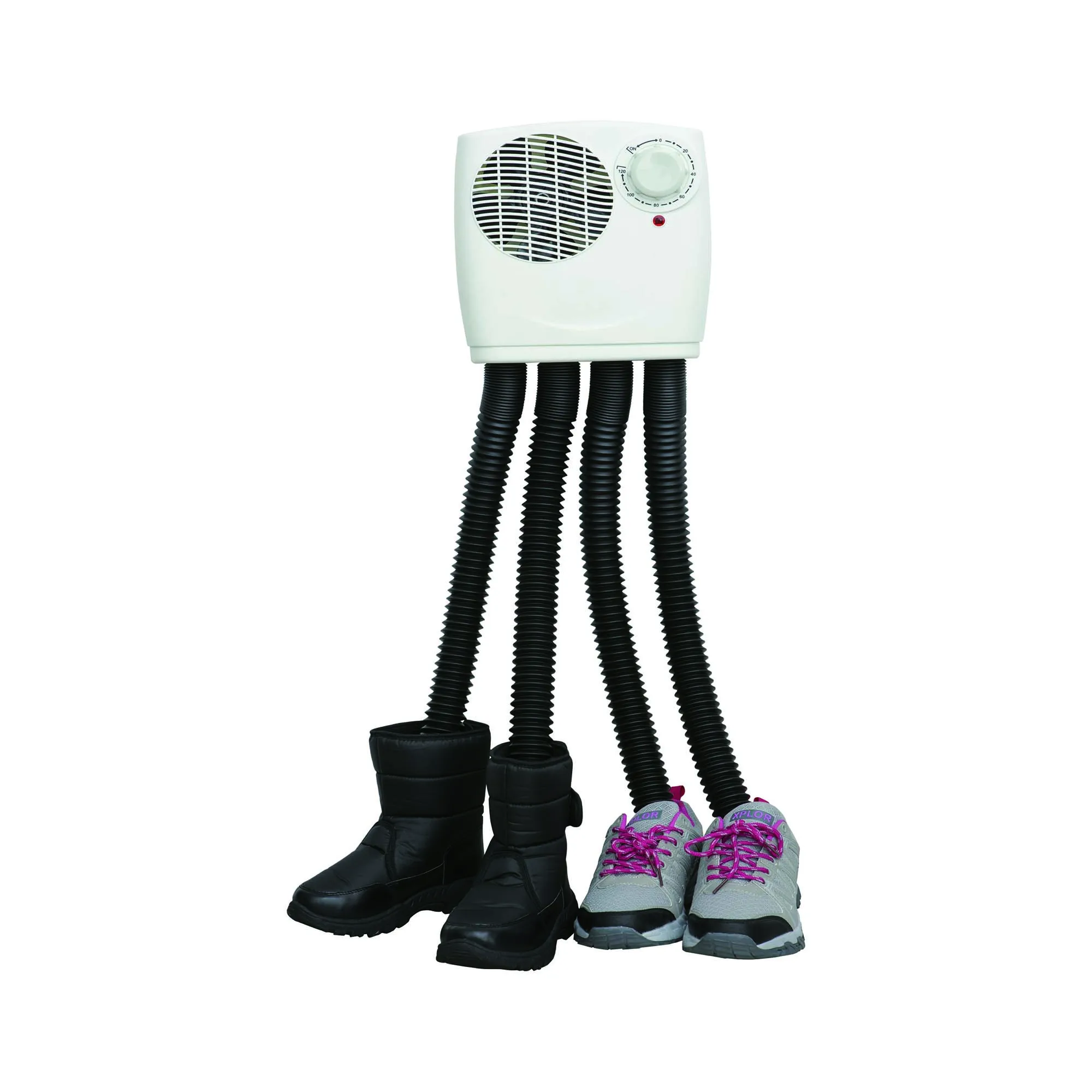 

Wall-Mounted Electric Football Ski Dryer for Shoes Boots with 2 Hours Timer 350W Heating Wire Plastic Construction