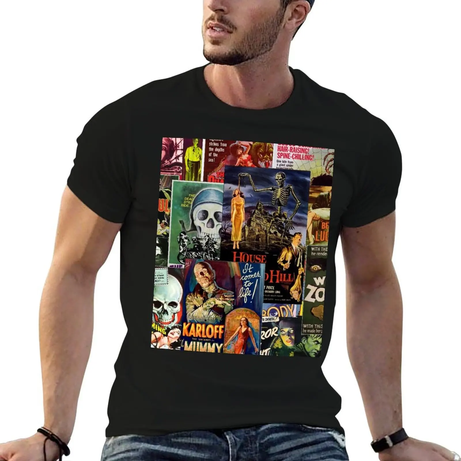 Monster Movies T-Shirt cotton t shirts high quality man t shirts for men casual t shirt personalised T-Shirt