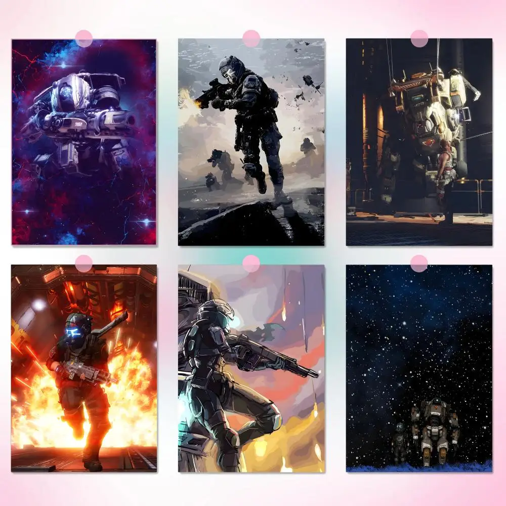 A-T-T-TitanFall Gaming Anime Room Refresh Idea Smart Makeover Warm Living Setup Bright Aesthetic Clean Wall Aesthetic Poster