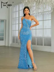 Missord 2024 New Chic Elegant Woman Dress Sexy Sequin Split Evening High Quality Luxury Prom Party Dress