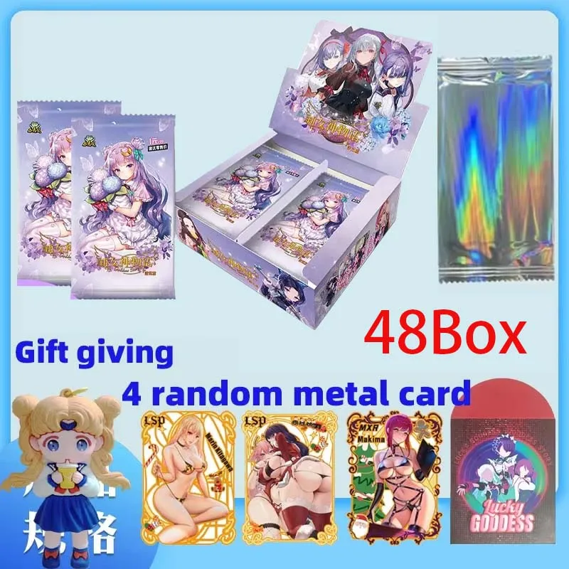 

2024 Goddess Story Collection Card 1M13 Set Anime Games Girl Party Swimsuit Bikini Booster Box Doujin Toys And Hobbies Gift