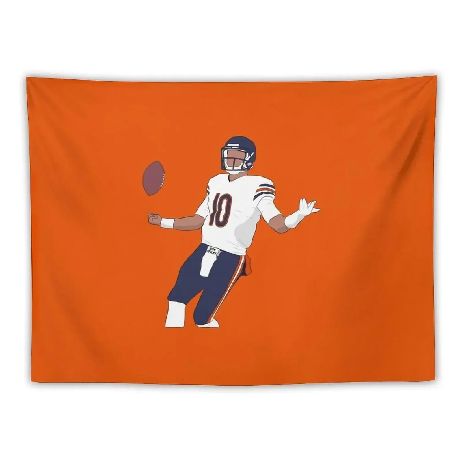 

Mitch Trubisky Tapestry Wall Hanging Decor Custom Decorative Wall Outdoor Decoration Tapestry