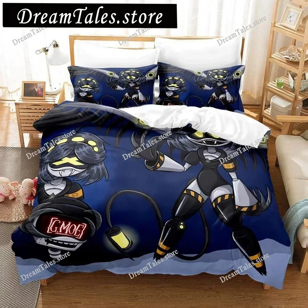 Fashion 3D Printing Anime Murder Drones Bedding Set Cartoon Set Adult Boys Bedroom Duvet Cover Sets Home Textiles Luxury Gift741