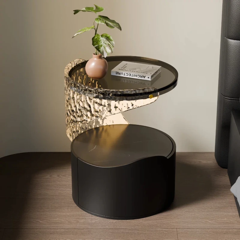 Shelving Round Bedside Tables Black Small Hotel Nordic Night Stand Weird Cool Muebles Para Dormitorio Mid Century Furniture