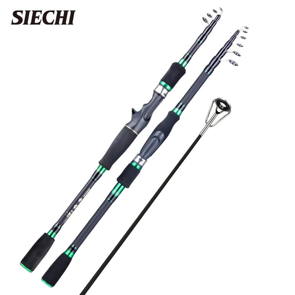 Imagem -04 - Siechi-max Aço Vara de Pesca Carbono Spinning Fundição Baixo Pike 18 m 21 m 24 m 27 m