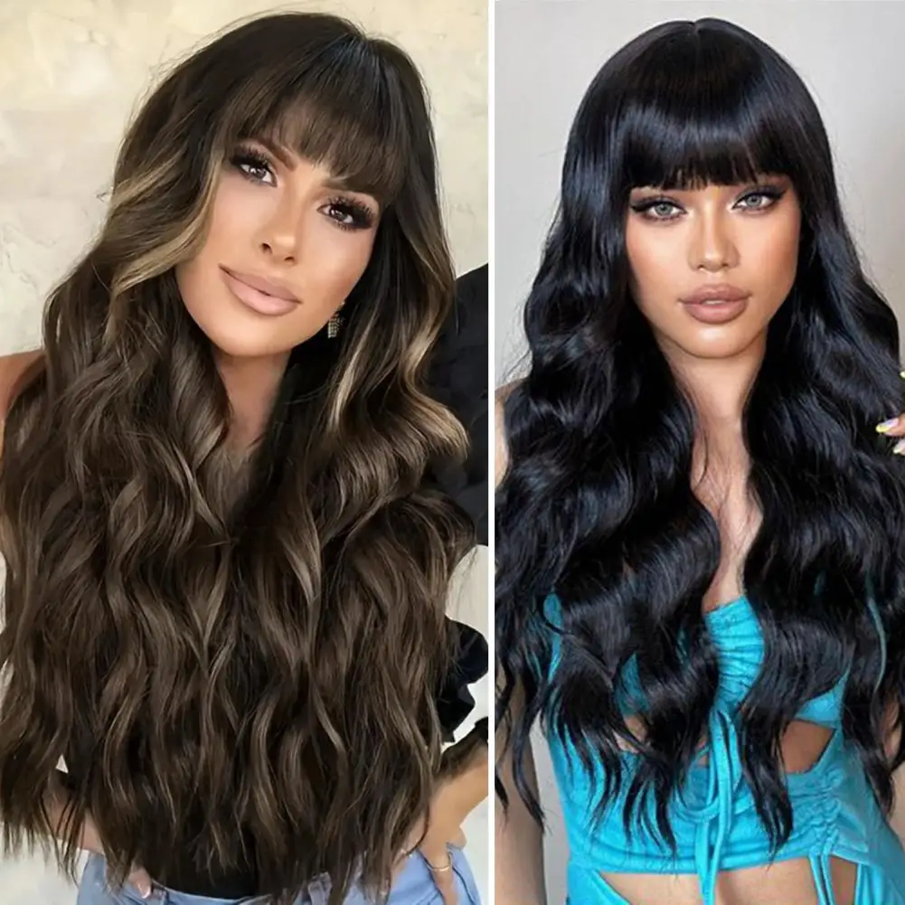 long-curly-wig-women-wave-wig-with-bangs-heat-resistant-natural-look-synthetic-hair-high-temperature-wire-wig