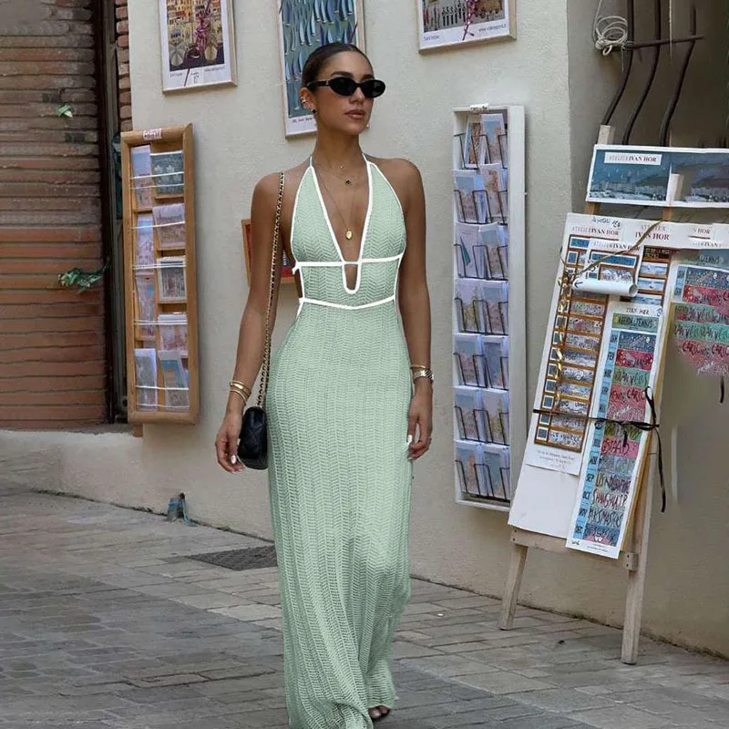 Faionable اللون Blo V-Ne Bal محبوك الدكتور مع حزام للنساء الخريف الشتاء وصول جديد Svel Bodycon Dr #2