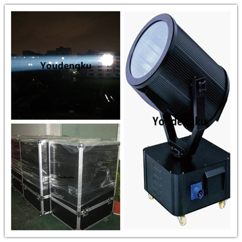 

with flightcase 3000W Search Lighting Outdoor Waterproof Sky Search Beam Tracker Light