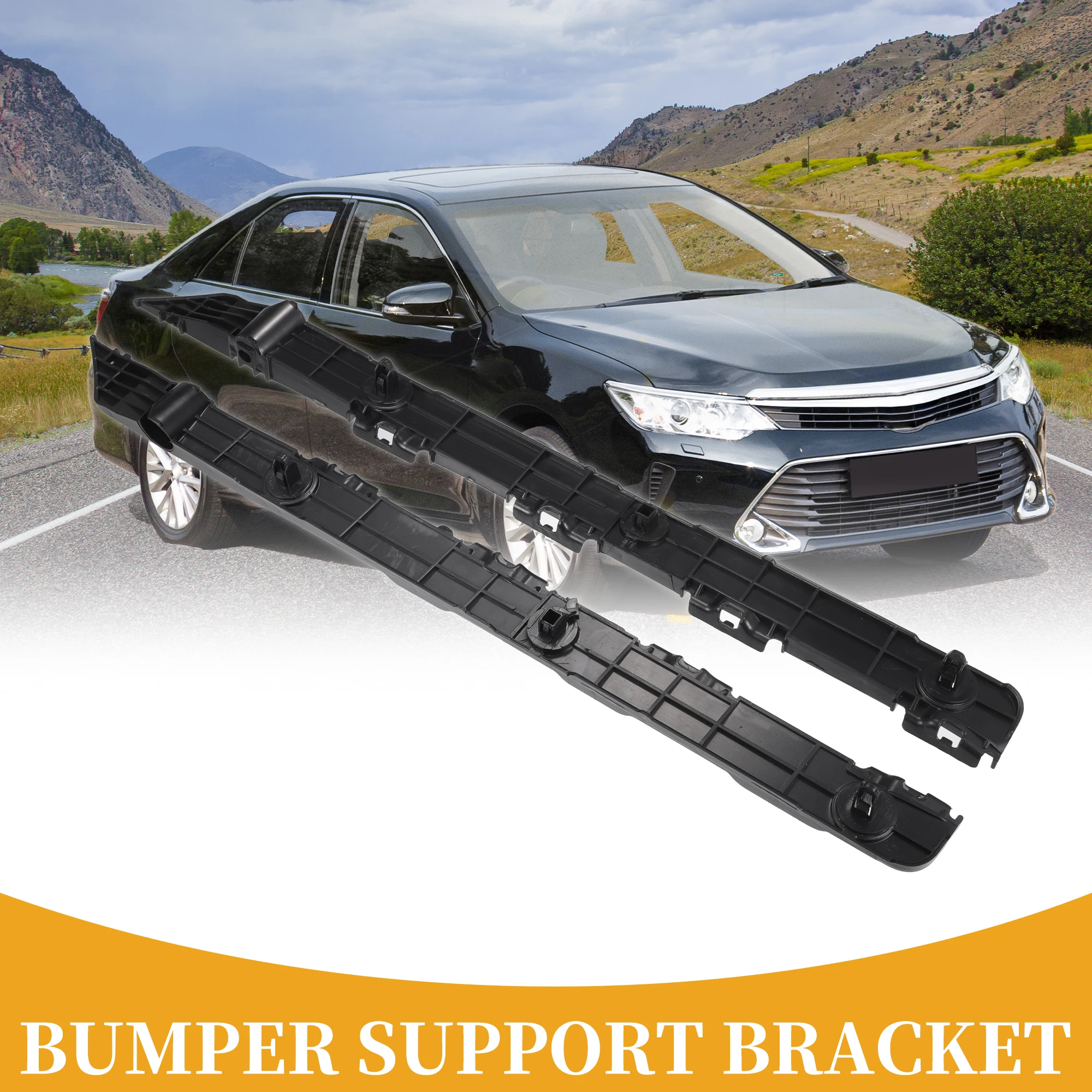 

UXCELL Bumper Support Bracket No.5215806010/5215706010 Left Right Side Bumper Bracket for Toyota Camry 2007-2011