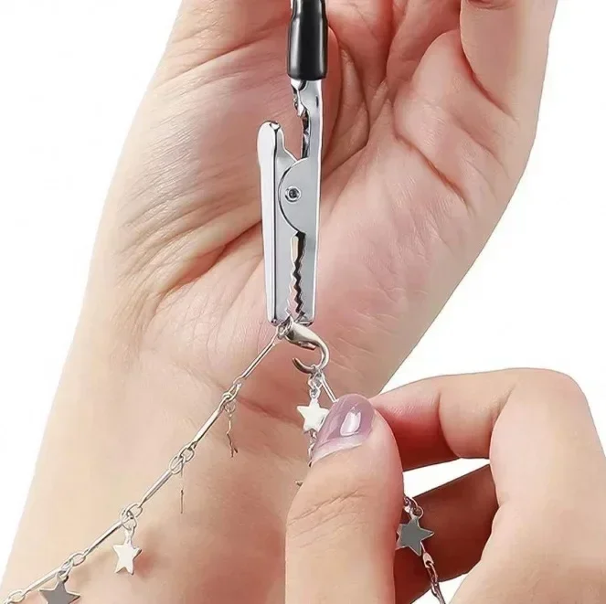 مساعد مجوهرات صديق مساعد مجوهرات ، مساعد تثبيت ، أساور سريعة التثبيت هدية ، مشابك العلاقات ، تعديل الحرف بسحّاب