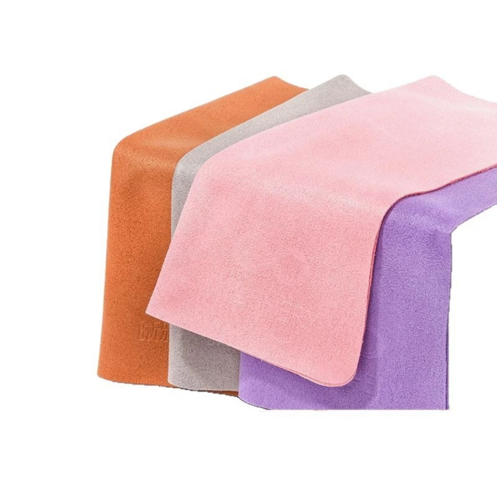 5er-/10er-Pack weiche Wildleder-Brillenreinigungstücher aus Mikrofaser für Linsen und Handybildschirme – Reinigungstücher und Werkzeuge – Detail 4