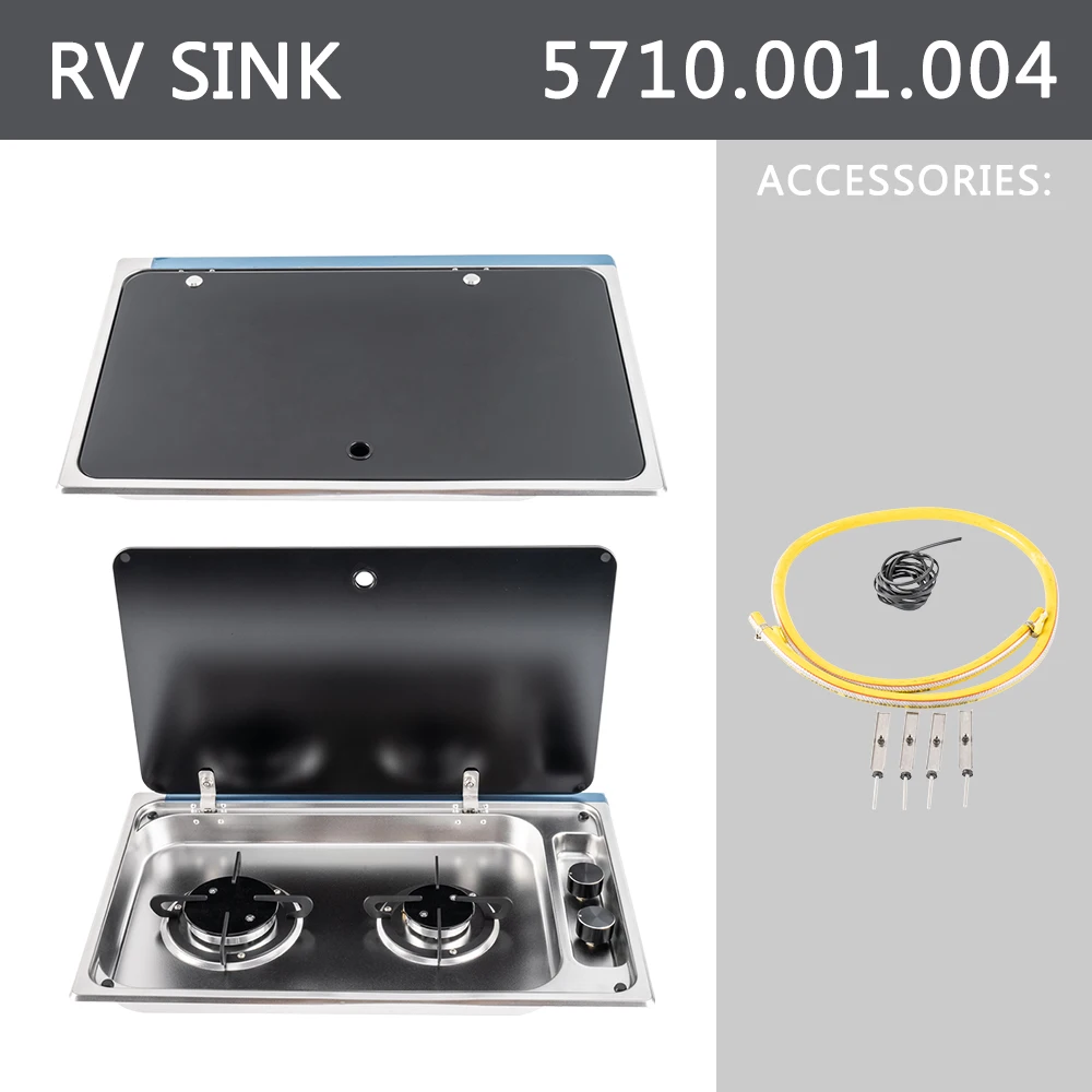 

Wholesale 2 Burner Propane Cooktop Stainless Steel Gas Stove for RV Travel Trailer Camper Boat Motorhomes Caravans