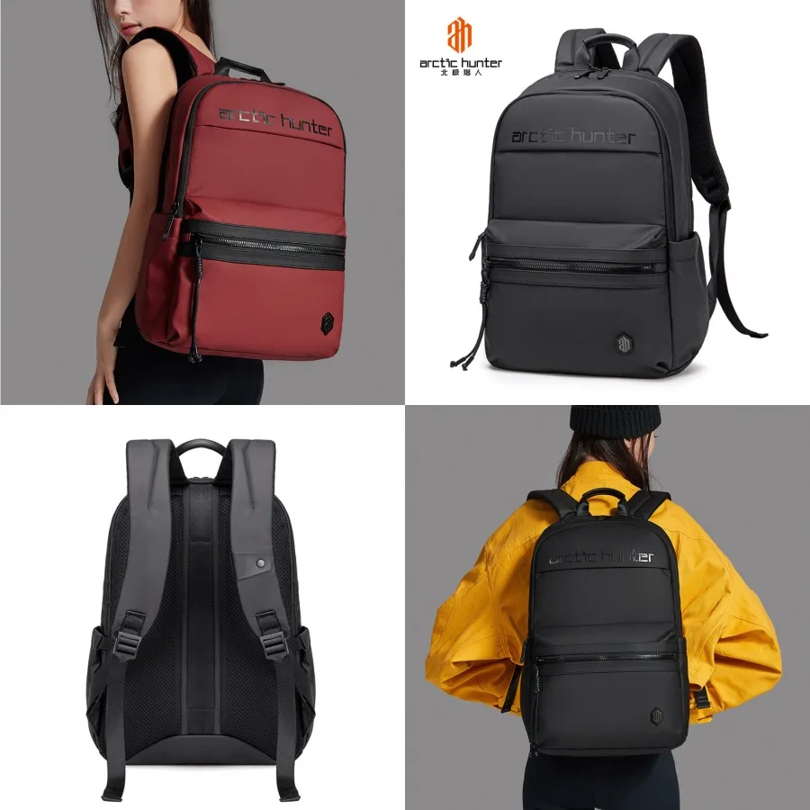 

【Новый стиль】Рюкзак Arctic Hunter для ежедневных поездок на работу, мужской водонепроницаемый рюкзак большой вместимости для деловых поездок.