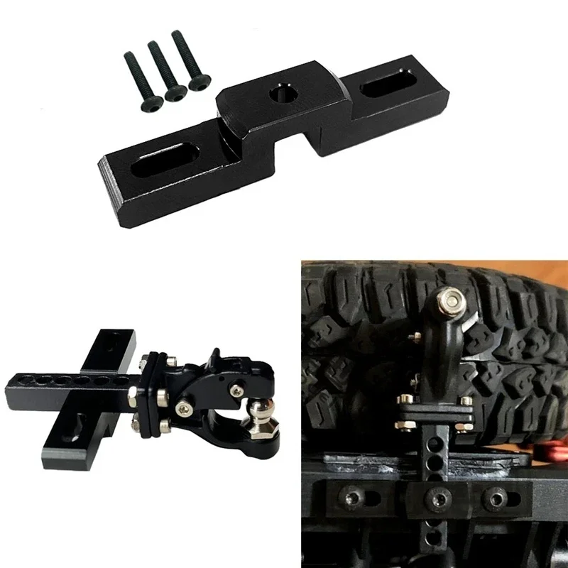 Metal Trailer Tow Hook Mount For 1/10 YK4102 1/8 YK4082 Yikong RC Crawler Car Upgrade Parts Accessories