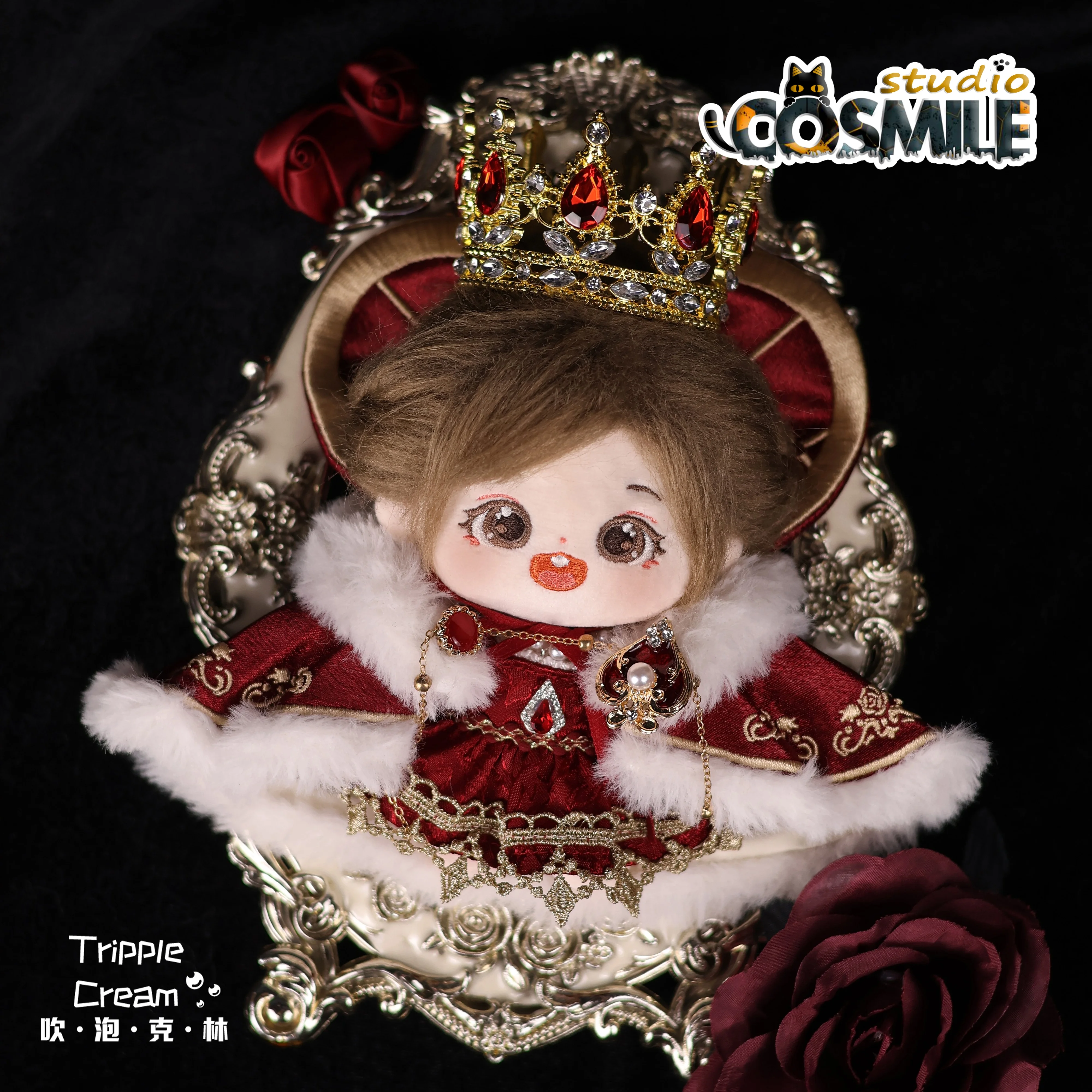 

Европейский Королевский генерал Красная Королева Принц Король Корона 10 см 17 см Плюшевая кукла Одежда Аксессуары для кукол KL Jan