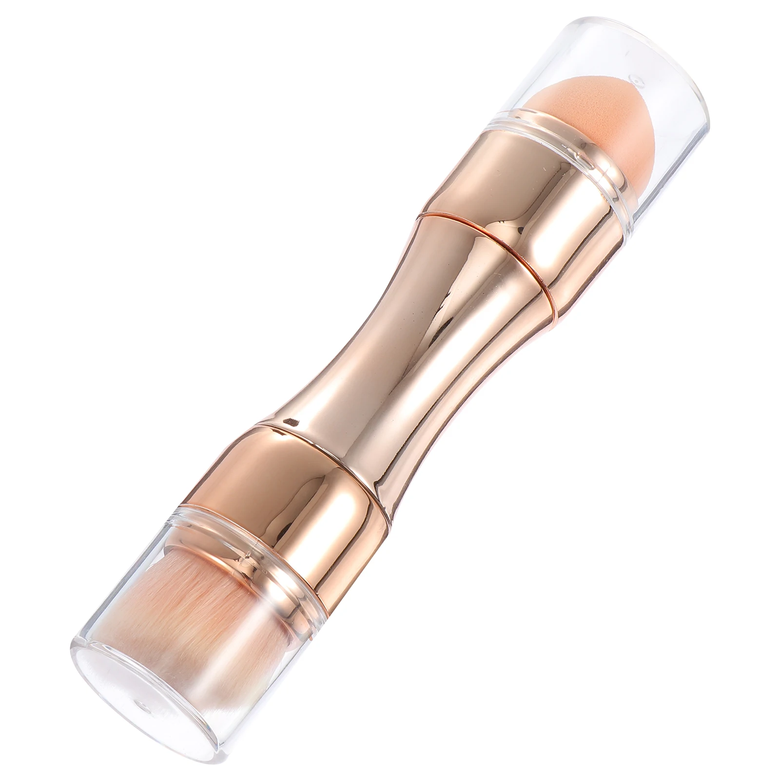 

6Pcs Makeup Brush Set Double Ended Cosmetics Tool Travel Blusher Portable Dresser Tool Beauty Sponge Lip Brush Eyeshadow Brush