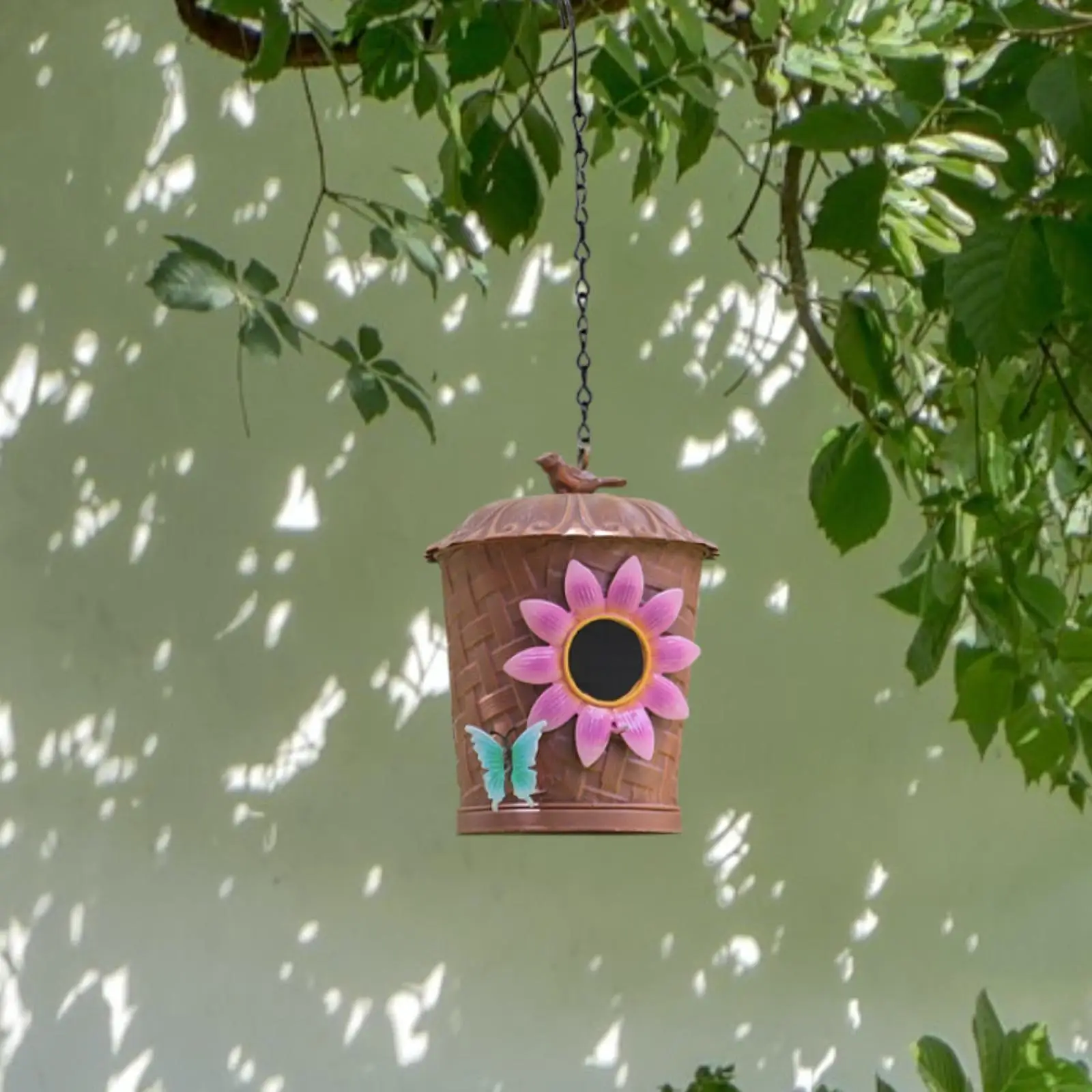 Garden Hanging Decorative Birdhouse 6x7.5inch for Farmhouse Country Sturdy