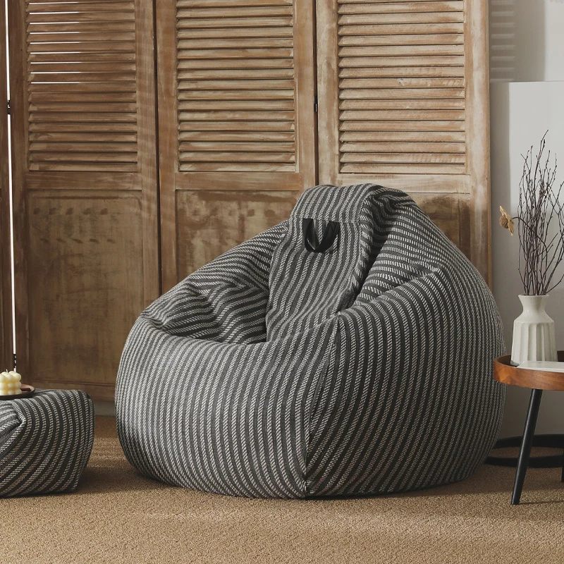 

Minimalist Black Lazy Bean Bag Sofa Classic Cheap Living Room Lazy Bean Bag Sofa Modern Soft Perezoso Divano Furniture For Home