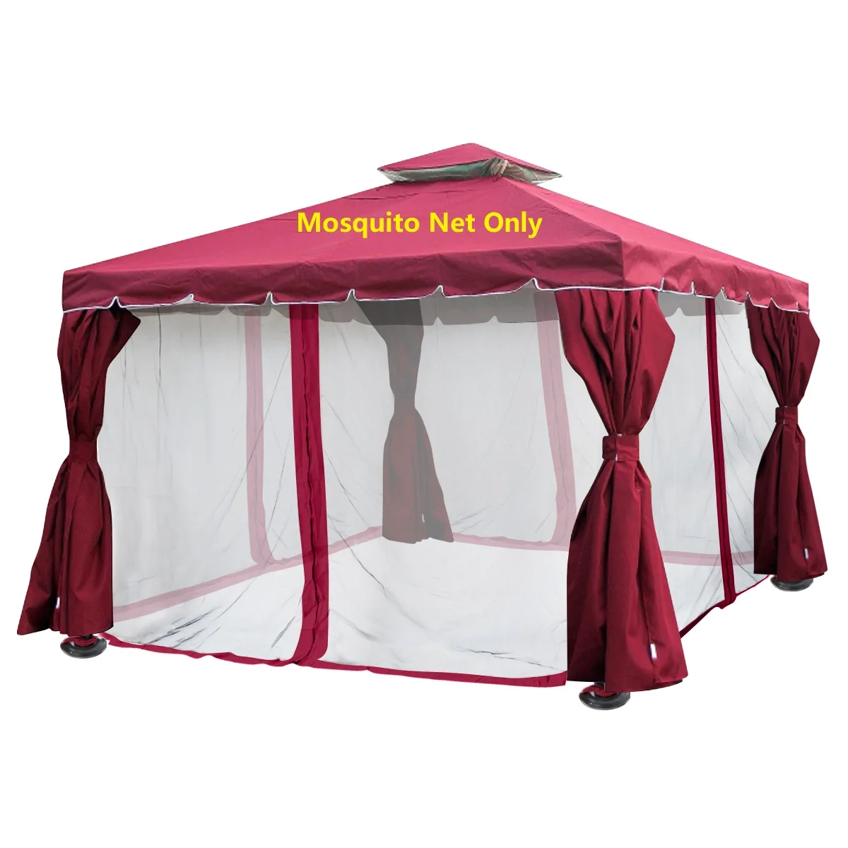 Custom 10x10 Ft. 3x3 M 3 4 6 M Portable Tent Outdoor Fabric Curtains Gazebo Canopy Mosquito Net For Sale