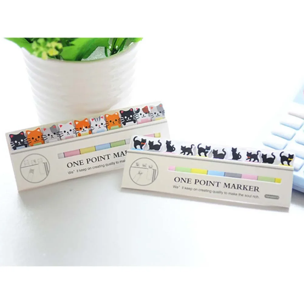 Lovely Stationery Mini Portable Gift Office Home Paper Cats School Memo Pad Animal Multi Color Memo Book