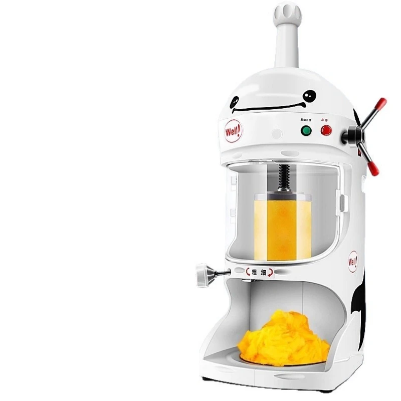 110V new small cotton ice machine commercial dessert shop shaved ice machine automatic snowflake  machine stall  column