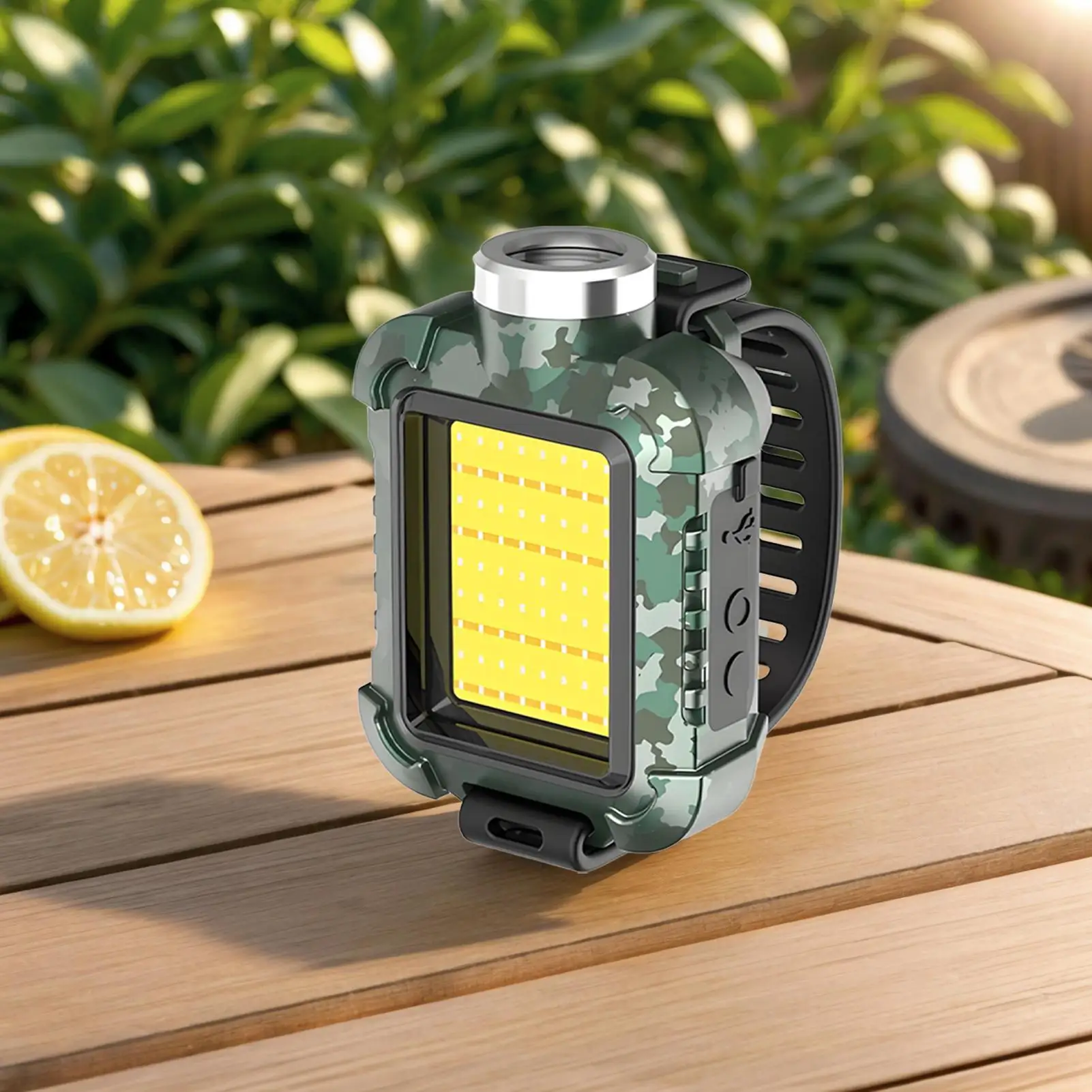 Handgelenk Licht 1000 mAh Mit Handgelenk Strap Lauf Taschenlampe Lampe Tragbare Sicherheit Für Auto Arbeit Wandern Angeln Wandern Camping