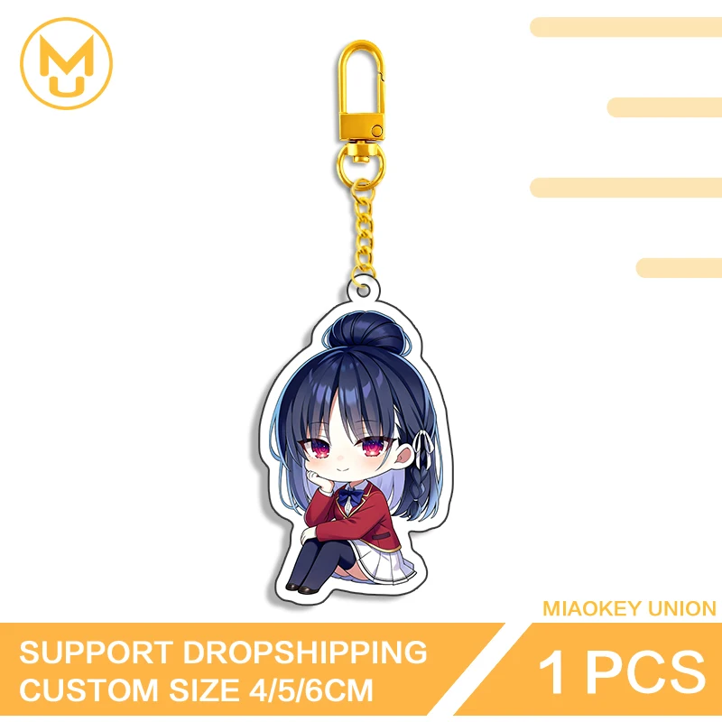 Horikita Suzune Acrylic Key Chains Y2K Versatile Premium Car Backpacks Hanging Ornament Popular Pendant Jewelry Combo Set