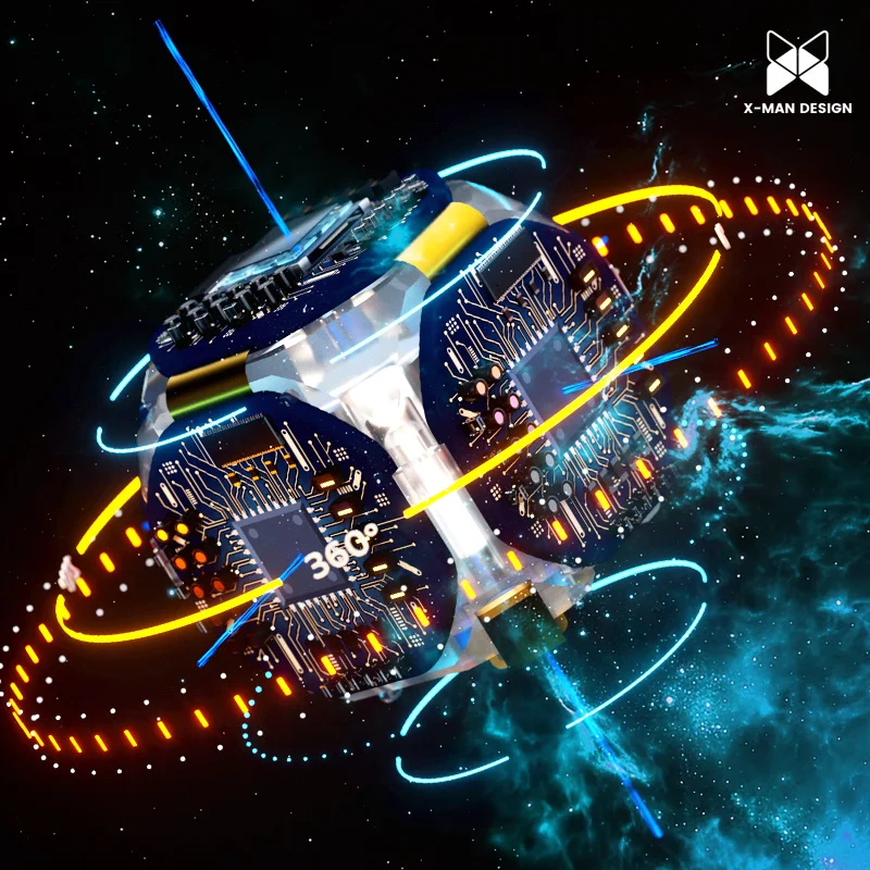 [JudyCube] Qiyi Tornado V4 AI Smart Cube UV Charging Box Version 3x3 Magnetic Magic Cube Fidget Toys Tornado AI 3x3 Cubo Magico