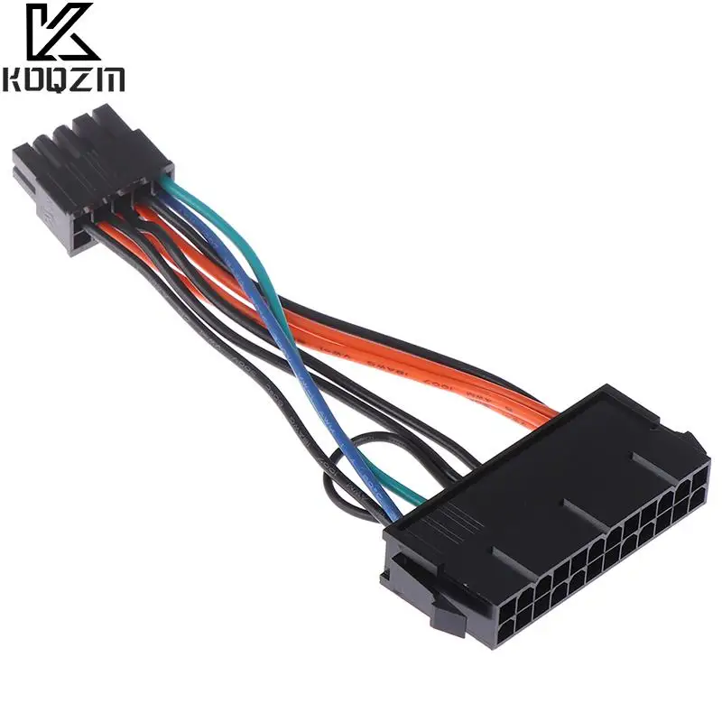 ATX 24-Pin Female To 10-Pin Male Adapter Power Supply Cable Cord For 10PIN Motherboard