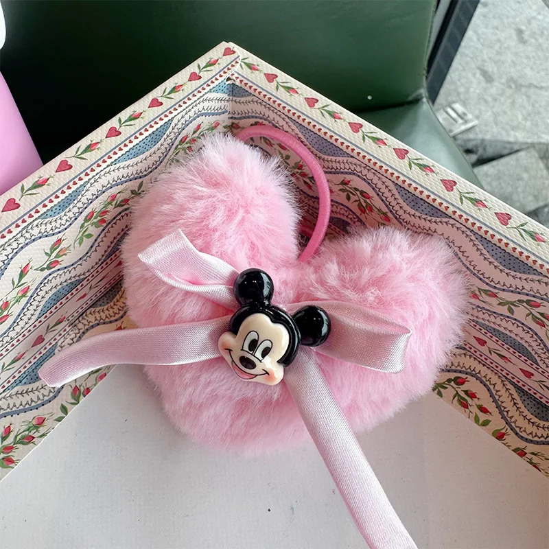 Miniso детский мультяшный плюшевый милый розовый пучок для волос, веревка для волос, сказка, галстук принцессы, веревка для волос, аксессуары для волос