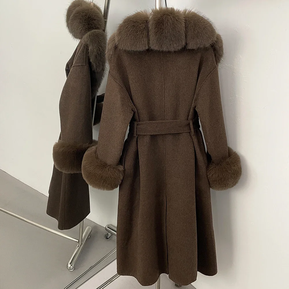 OFTBUY معطف الفرو النسائي الشتاء معطف الفرو الاصطناعي للنساء معطف فو سيدة المستجدات في معاطف وسترات معطف مع الأكمام الفراء