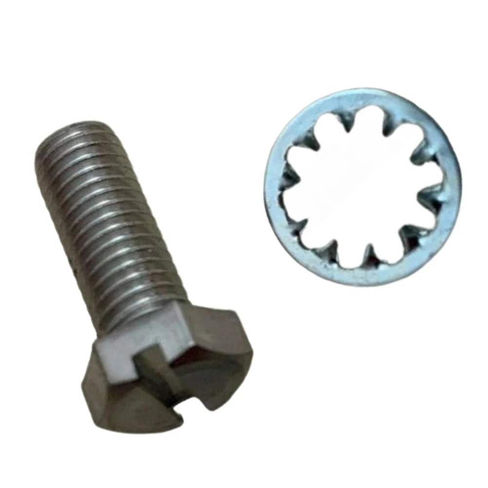 Two 0304024 Stainless Steel Screws Paired with Two 301551 Internal Tooth Lock Washers for Johnson For Evinrude Motors
