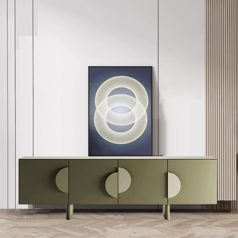 Tavolo TV da salone unico Designer Minimalista Intrattenimento industriale Tavolo TV Display nordico Archivadores Mobili da ingresso