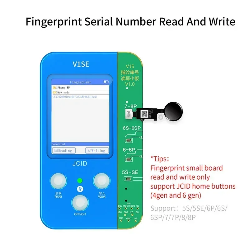 JCID V1SE 22 in 1 Phone Code Reading Programmer For iPhone 7-16