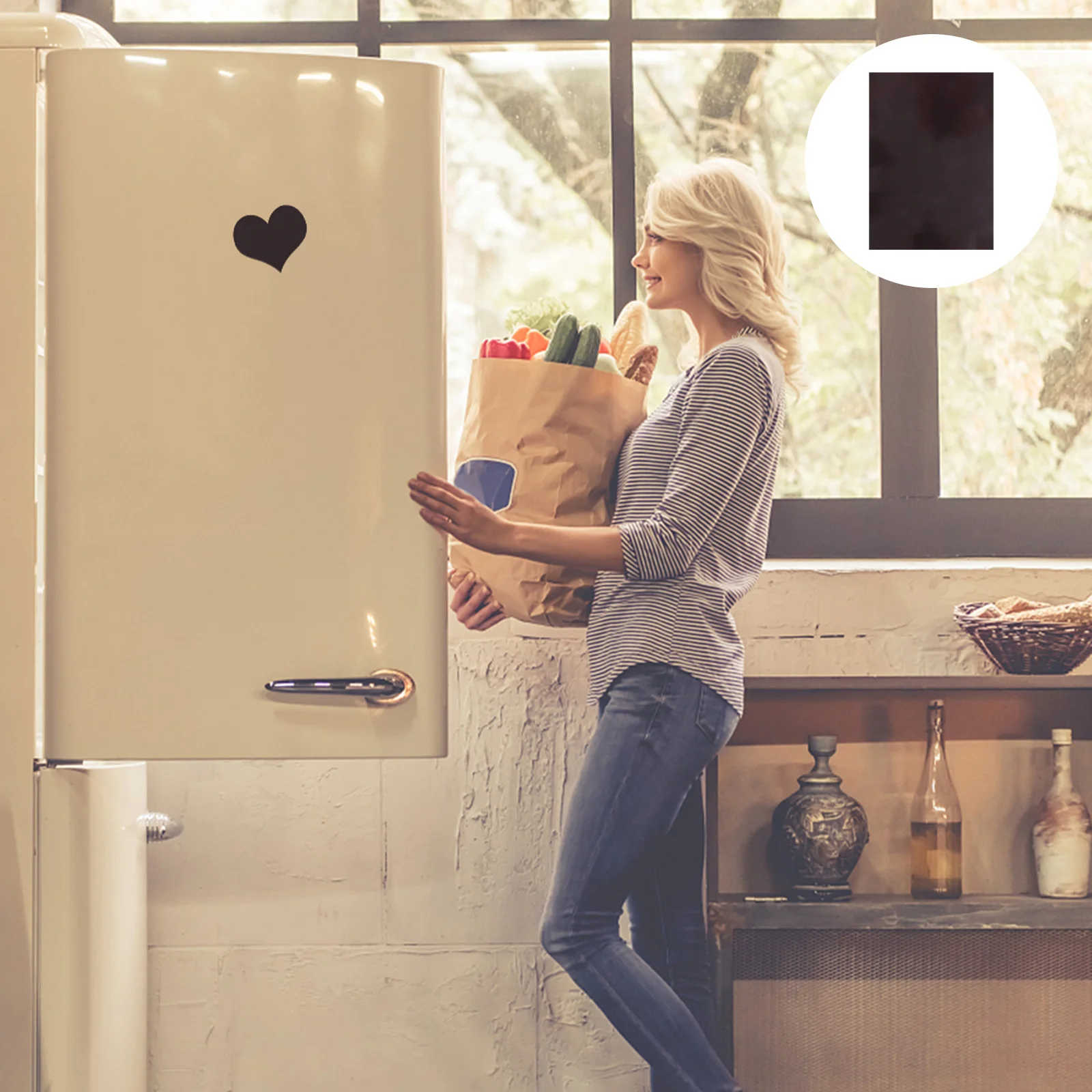 Flexible Magnetic Rubber Sheets Peel Stick for Photos Magnets DIY Art Projects School Lockers Adhesive Magnetic Paper Sheets