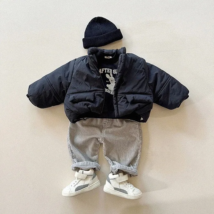 2024 Spring New Baby Denim Trousers Kids Boys Solid Casual Pants Toddler Girl Jeans Children Harem Pants Infant Clothes