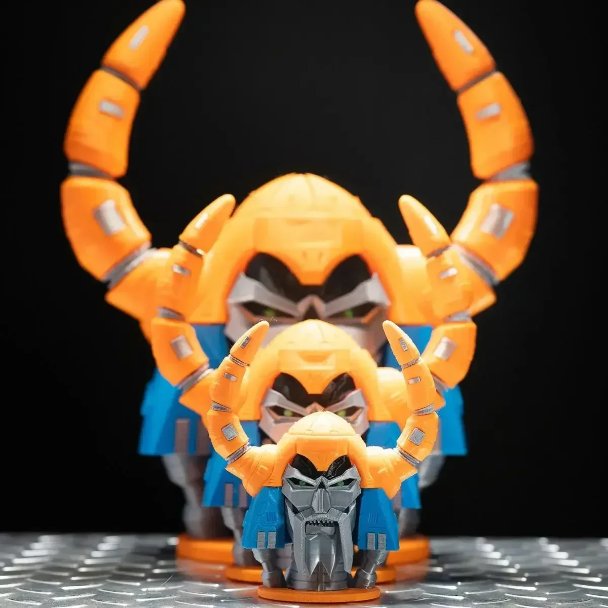 3D Printed Transformation Unicron Head Model - Fully Assembled Collectible Toy