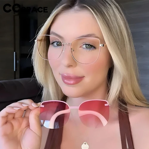 Imagen 2 del producto Gafas de sol polarizadas 2 en 1 con Clip magnético para miopía, gafas de sol antideslumbrantes para conducir, gafas de moda para ordenador para mujer