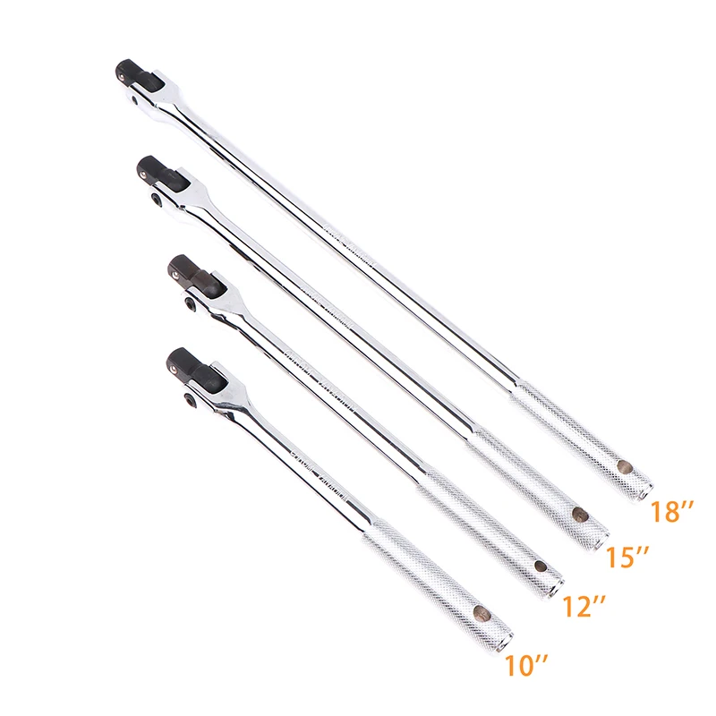New 1/2'' F Rod Wrench Socket 10-18'' Torque Wrench Long Force Bar Activity Head Strong Lever Steering Handle Repair Tool