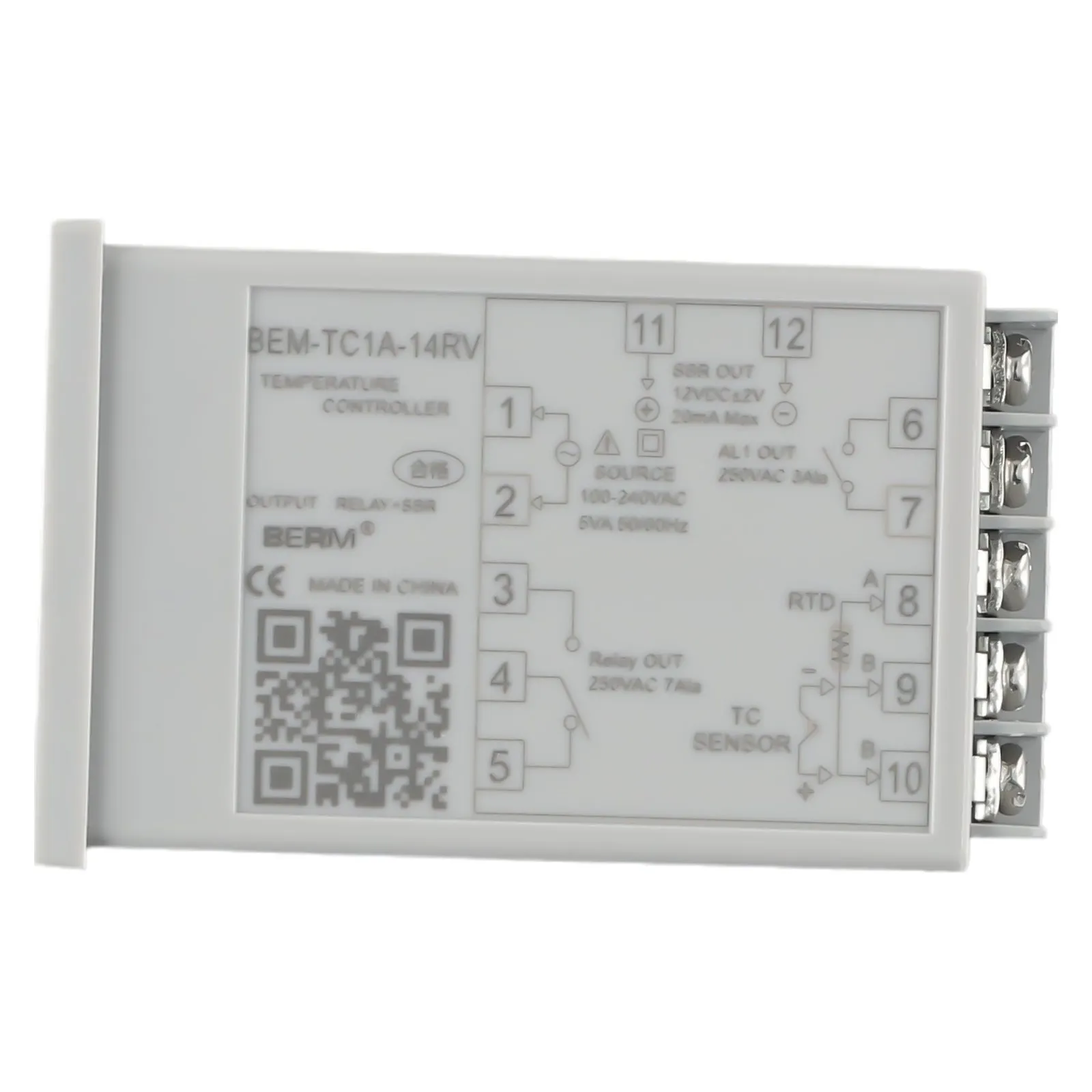 Termostato intelligente BEM-TC1A-14RV PID Regolatore di controllo intelligente della temperatura Termostato intelligente con staffa di installazione