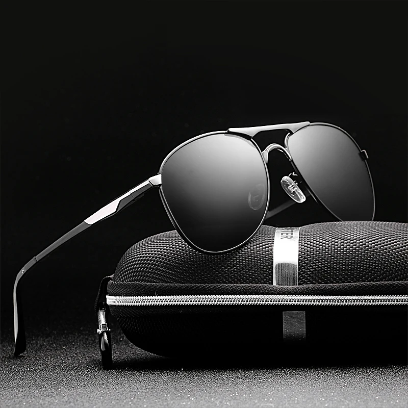 HDCRAFTER Brand Designer Polarized Sunglasses Man Cool Sun Glasses Men UV400 Protection Goggle Eyewear Accessories For Men