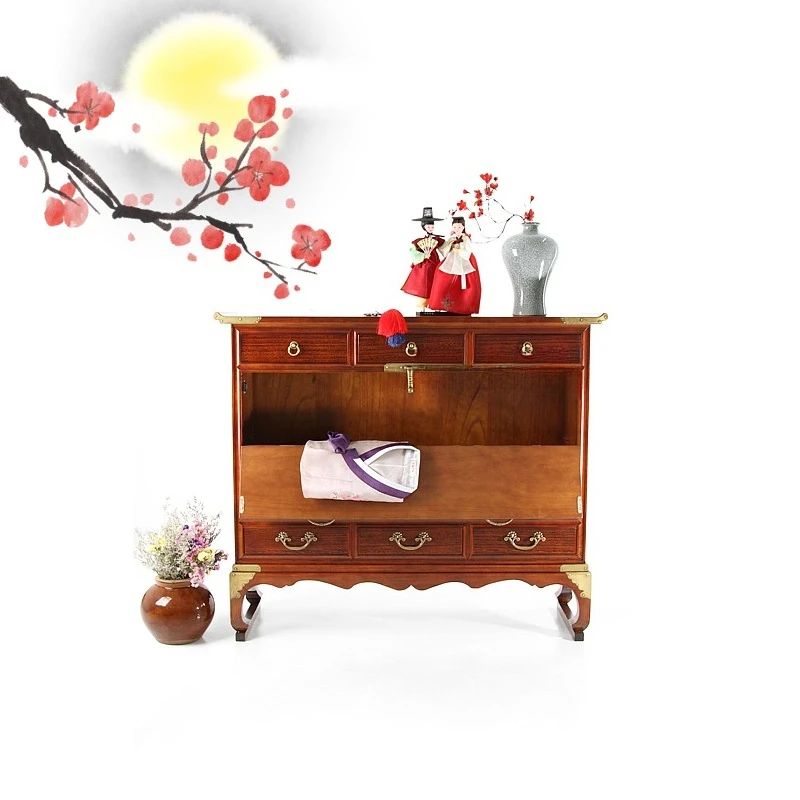 

Antique wood crafts classical solid wood B & B hotel