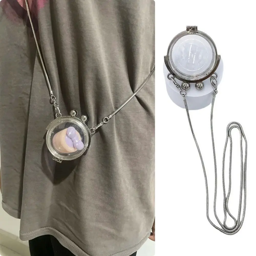 1Pcs New Luxury Crystal Ball Bag Fashion Decoration Chain Bag Transparent Women Crossbody Bag