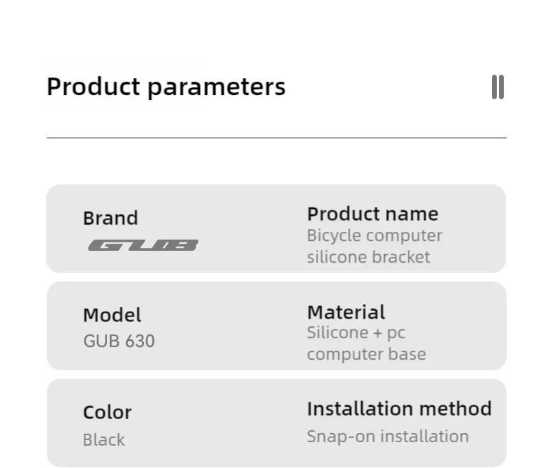 GUB 630 Silikon Fahrrad Computer Halterung Code Meter Halter Rennrad MTB Verlängerung Halterung Für Garmin Bryton WAHOO XOSS – Detail 14